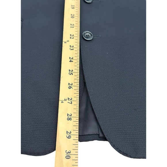 Canali 100% Wool Blazer Mens 46 US 36 (Measures As 40) Blue Italian Vintage A3-4 - Picture 8 of 13